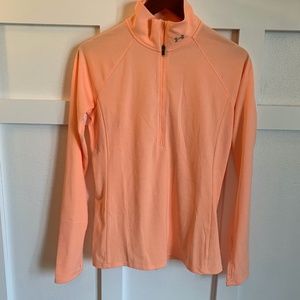 Women's Coral Pink Under Armour Top- Size S